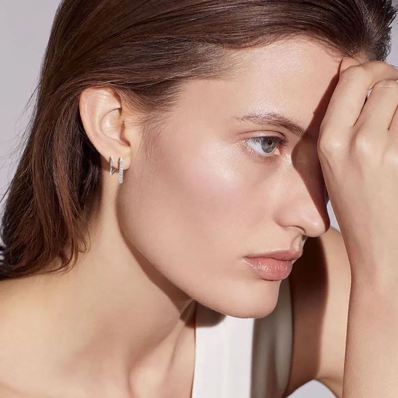 EMO-431 Lefei модные классические роскошные муассанитовые дизайнерские серьги с