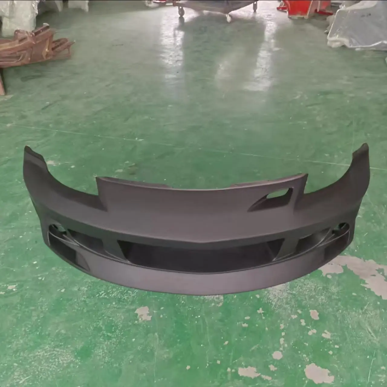 Для Nissan 350Z Z33 2002-2008 годов автомобильные аксессуары FRP волокно Duraflex J-Spec стиль передний бампер подходит (art.: 3920d31e462cc) - 3920d31e462cc