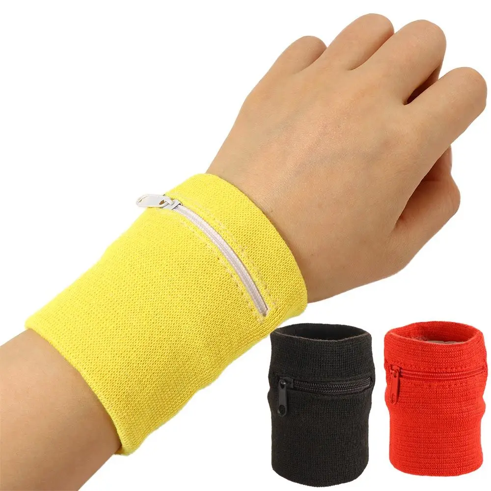 

Wrist Protection Wrist Wallet for Gym Hand Guards Running Wristband Wrist Purse Bag Arm Band Bag Zipper Wrist Pouch