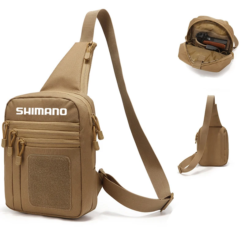 

New Men Tactical Fishing Bag Outdoor Shoulder Crossbody Bags Multi-Purpose Camouflage Camping Sports Fishing Climbing Backpack