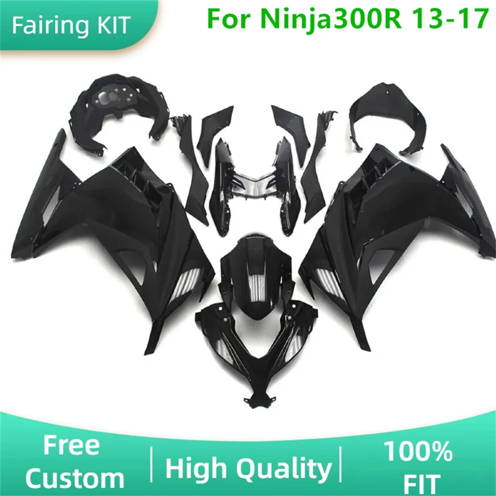 Комплект обтекателей из АБС-пластика для Kawasaki Ninja300R 13 14 15 16 17 EX300R 2013-2015 2016 2017