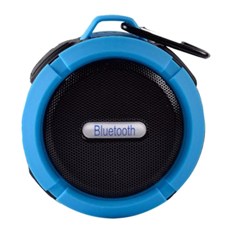 

Bluetooth Speaker Portable Mini Waterproof Outdoor Speaker Subwoofer Speaker With Hook 500Mah Rechargeable