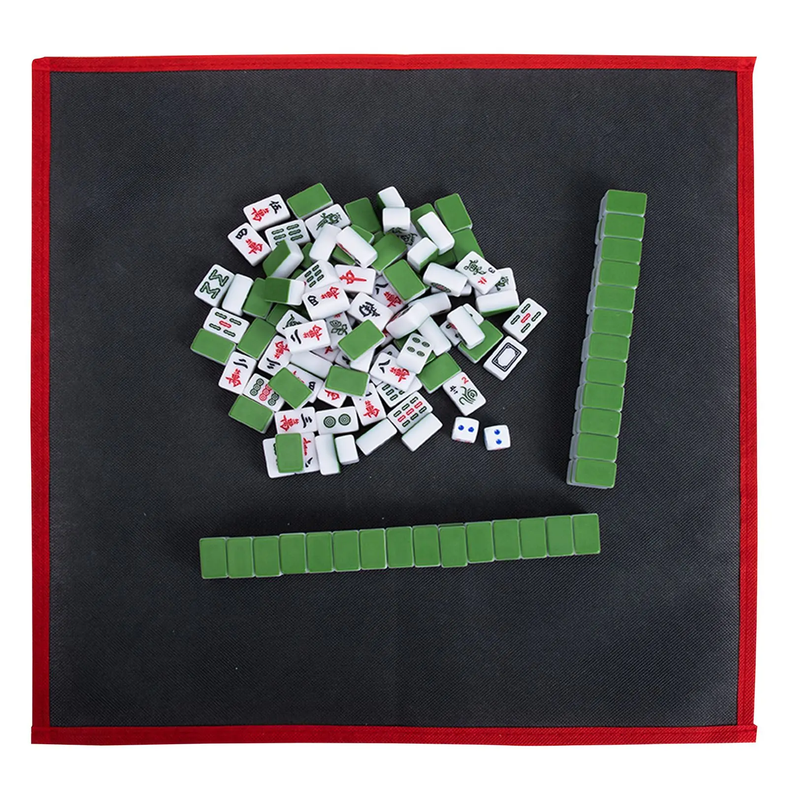 

1 Set Of Chinese Mahjong Game Set Portable Mahjong Plaything For Travel Camping Travel Mahjong Set Classic Gathering Party Game