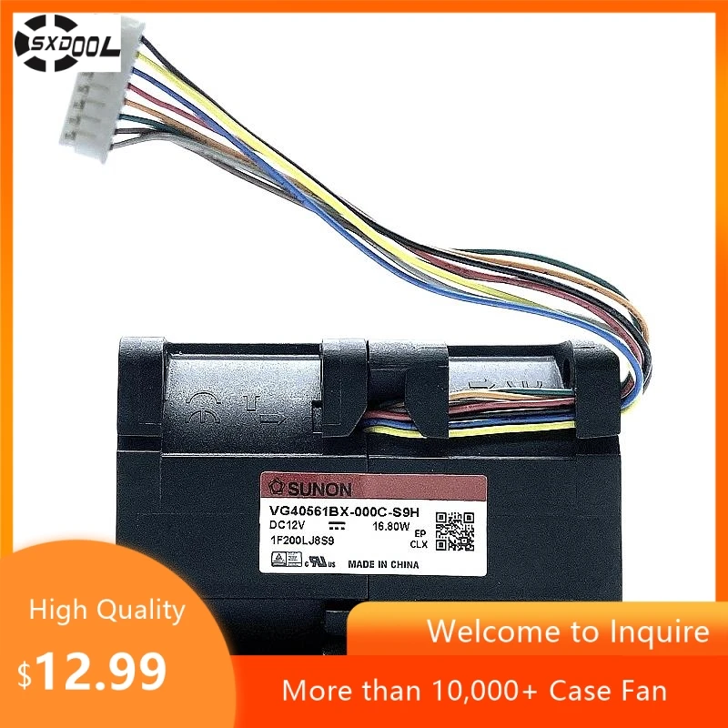 VG40561BX-000C-S9H Sunon 4056 40x40x56 мм 12 В 16 8 Вт 1 2 А высокоскоростной серверный вентилятор