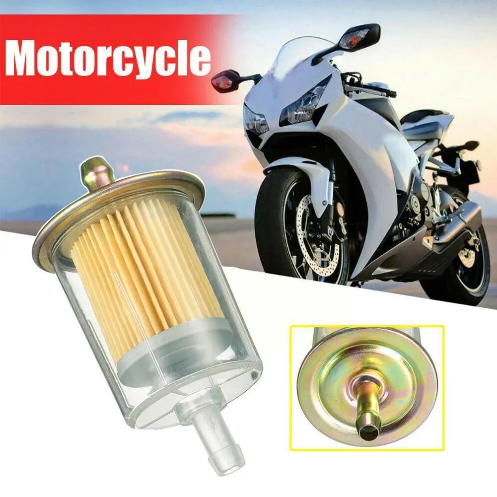 

1Pcs Inline Gas Petrol Fuel Filter 9mm 3/8" Pipe Motorcycle Fuel Quad Filter Bike Universal Accessories Dirt Motorcycle K4Z9