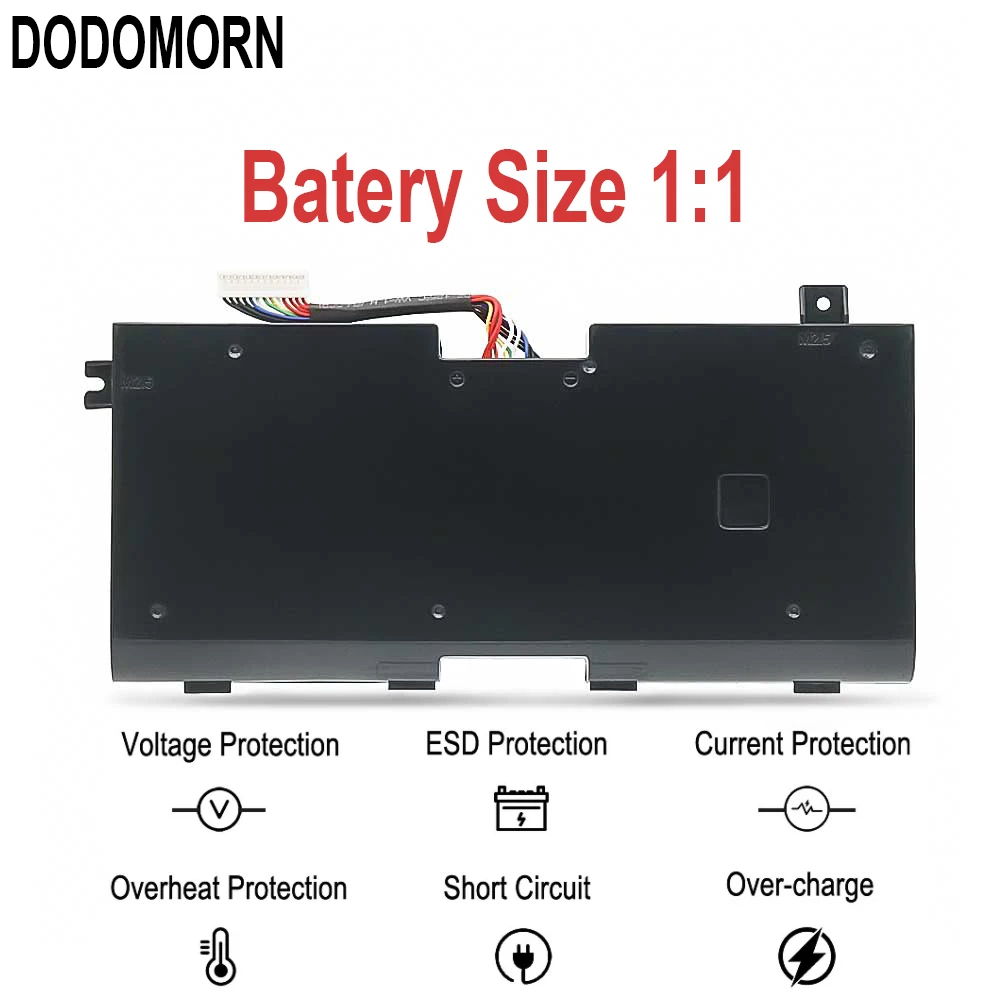 Новый аккумулятор DODOMORN 2F8K3 для Dell 17 17X 18 18X M18X M17X ALW18D-1788 0KJ2PX 14 8 В 86 Втч
