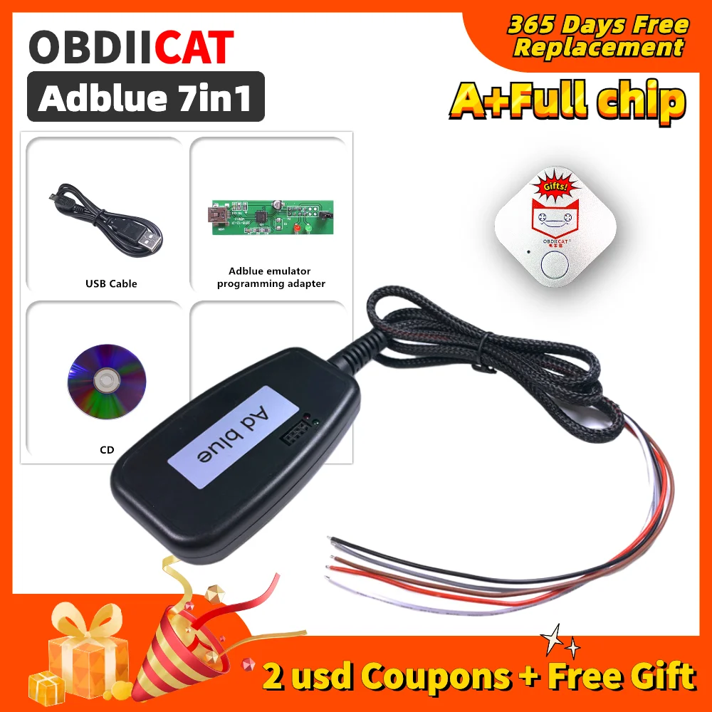 

10pcs DHL free Universal Adblue Emulator 7 in 1 with Nox Sensor 9 in 1 Adblue 8in1 7in1 Truck Diagnostic Tool for Heavy Vehicles