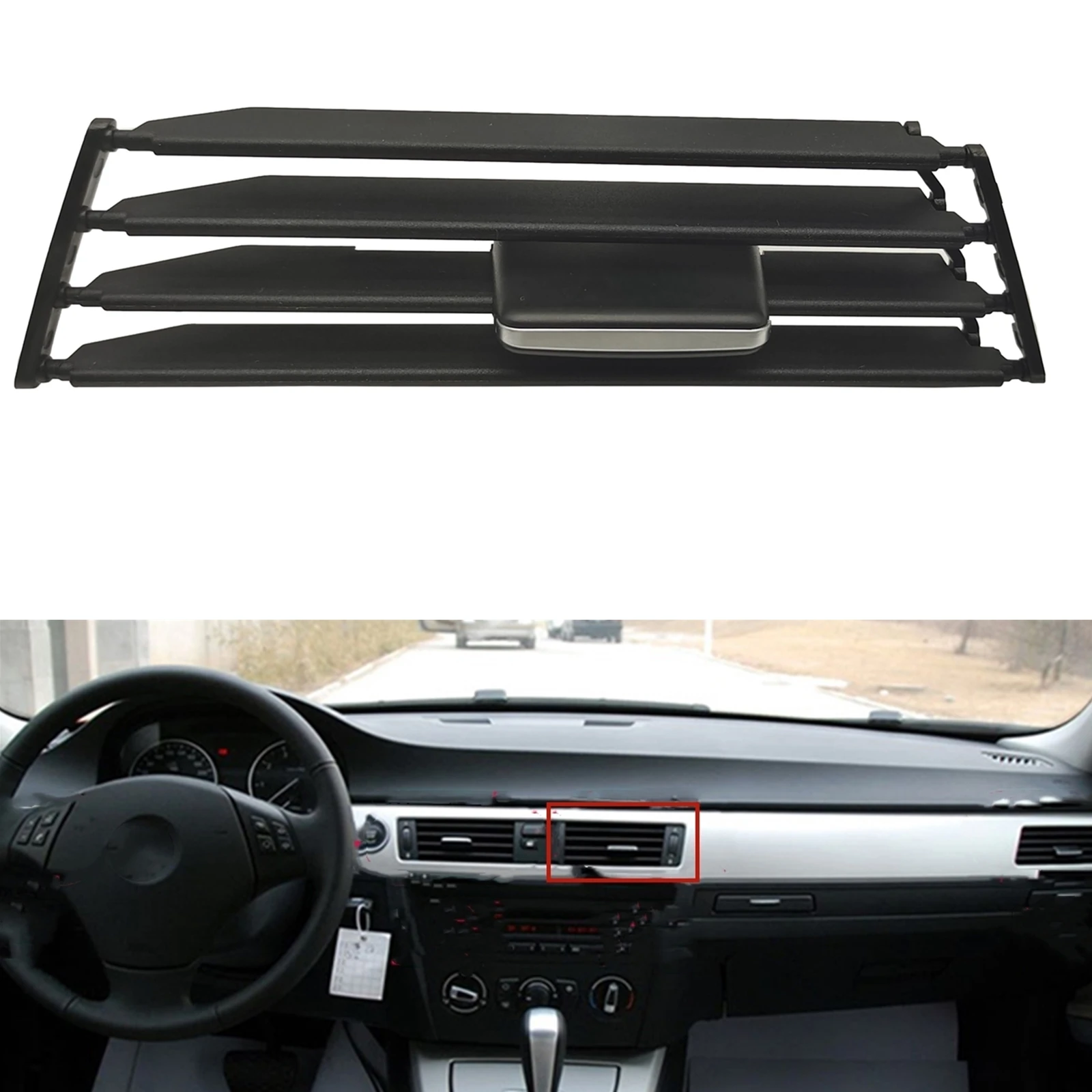 Центральная консоль A/C Вентиляционная решетка воздуховод отделка для BMW E90 E91 E92 E93
