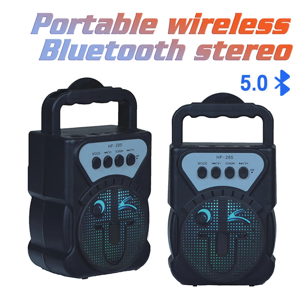 Portable Caixa De Som Bluetooth Speaker Outdoor Bass Stereo Wireless Loudspeaker Music Subwoofer Soundbar Support AUX TF Card