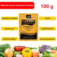mineral source potassium humate humic acid water soluble fertilizer foliar soil activated fertilizer root adjust soil ph 100g