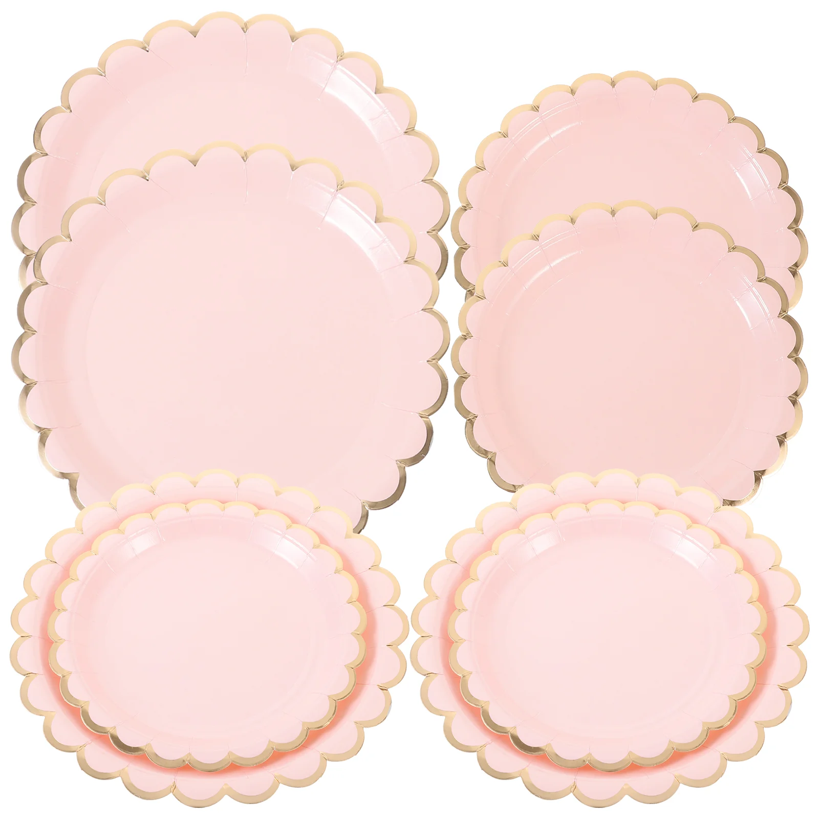 16 шт. элегантные одноразовые вечерние десертные тарелки для торта бумажная