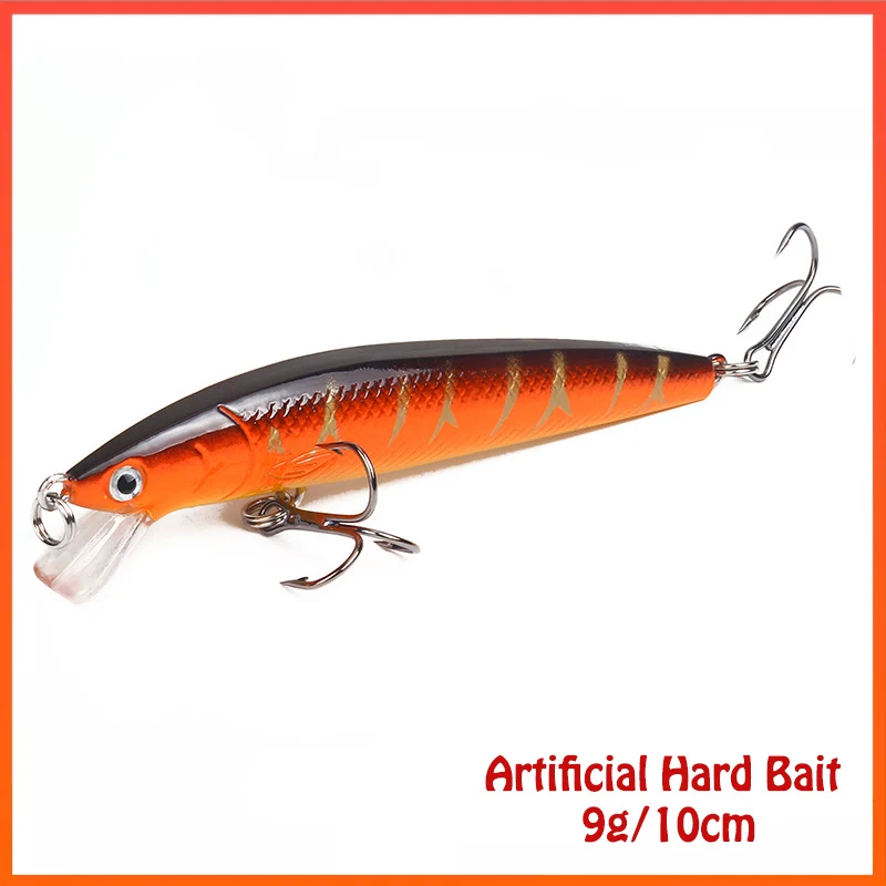 

Fishing Lures Minnow Wobbler Floating Bass Trolling Artificial Hard Bait Crankbait Carp Pesca Fishing Tackle 9g/10cm 1 PCS