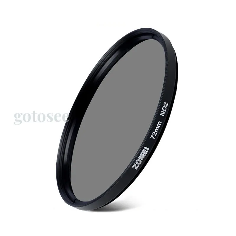 Фильтр для объектива ZoMei нейтральной плотности ND2 52 мм 55 58 62 77 ND Canon Nikon Olympus