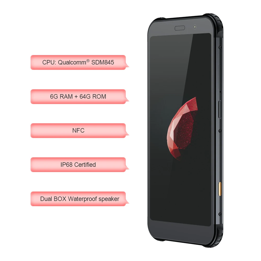 official agm x3 jbl cobranding 5 99 6g64g nfc smartphone 4100mah ip68 android 8 1 mobile phone sdm845 quick charge cellphone free global shipping