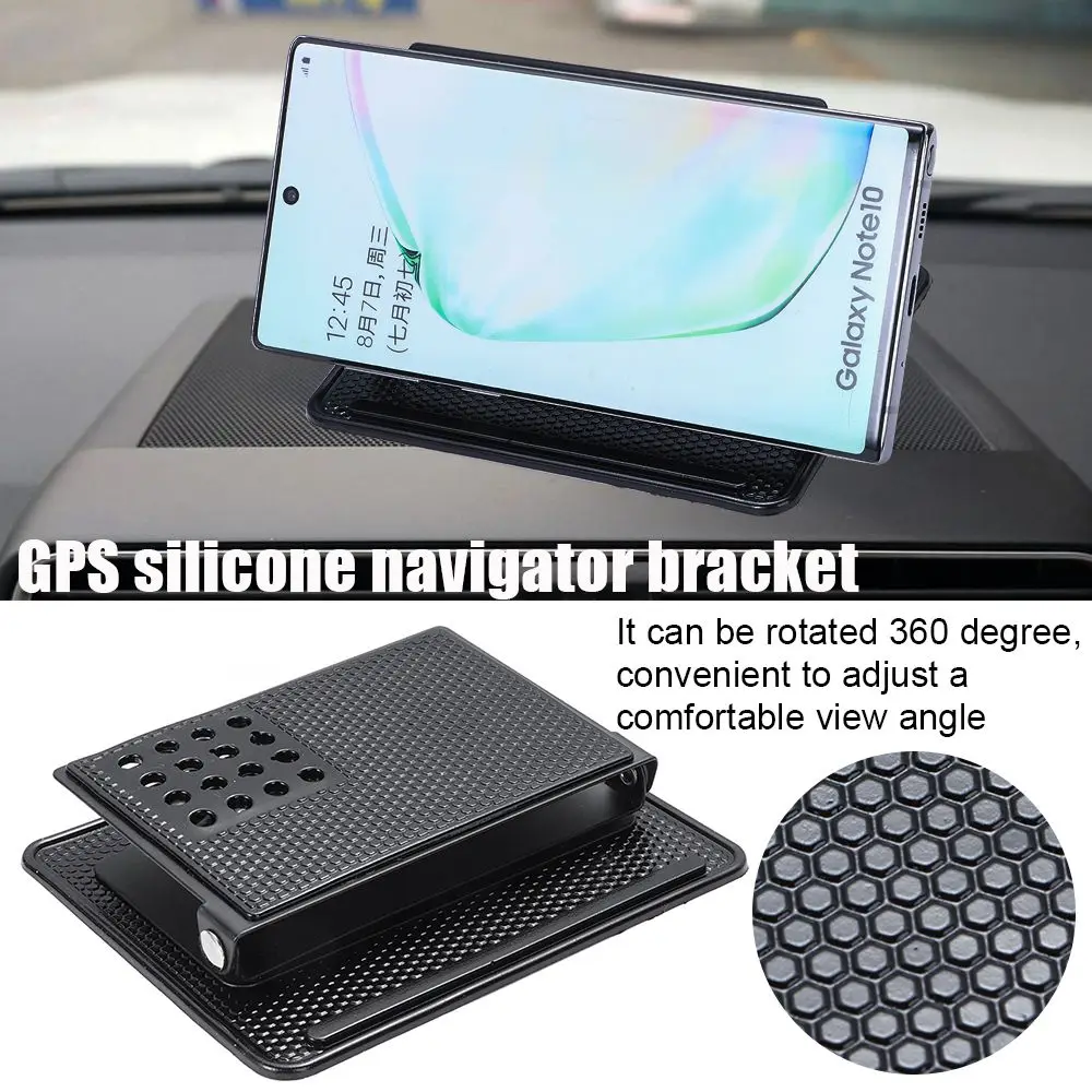 

Automobile Dashboard 360 Rotating Holder Pad Adjustable Non-Slip Mat Angle Sticky Padfor Phone|for GPS Navigation