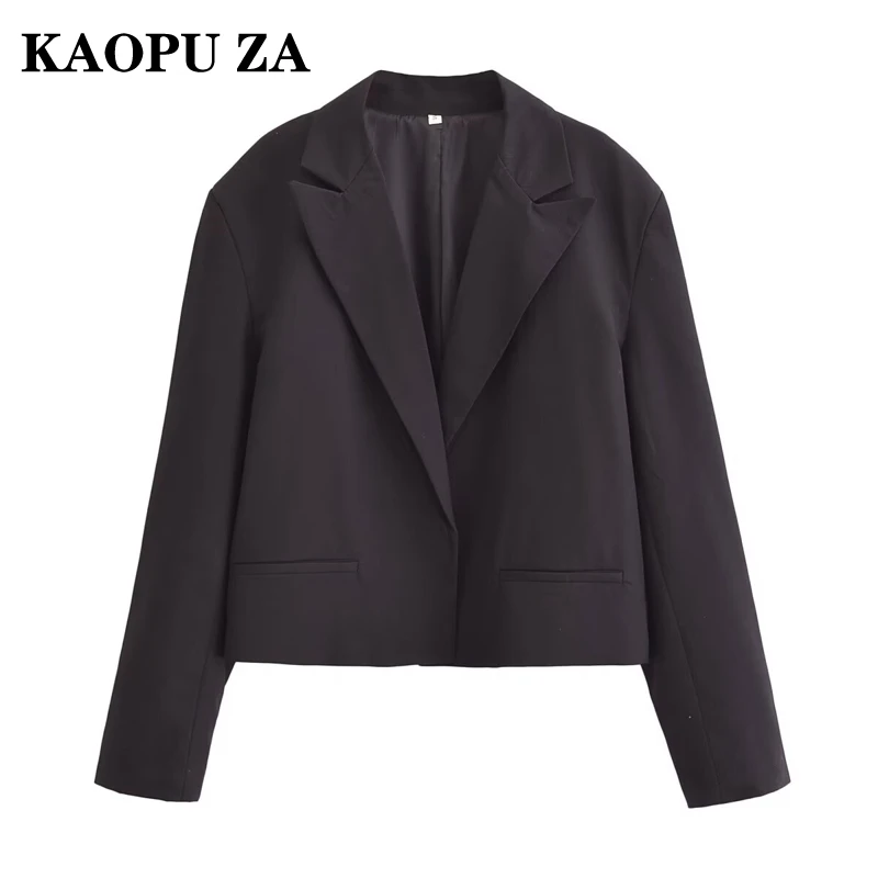 KAOPU ZA 2024 новый осенний женский модный повседневный пиджак в тонкую полоску