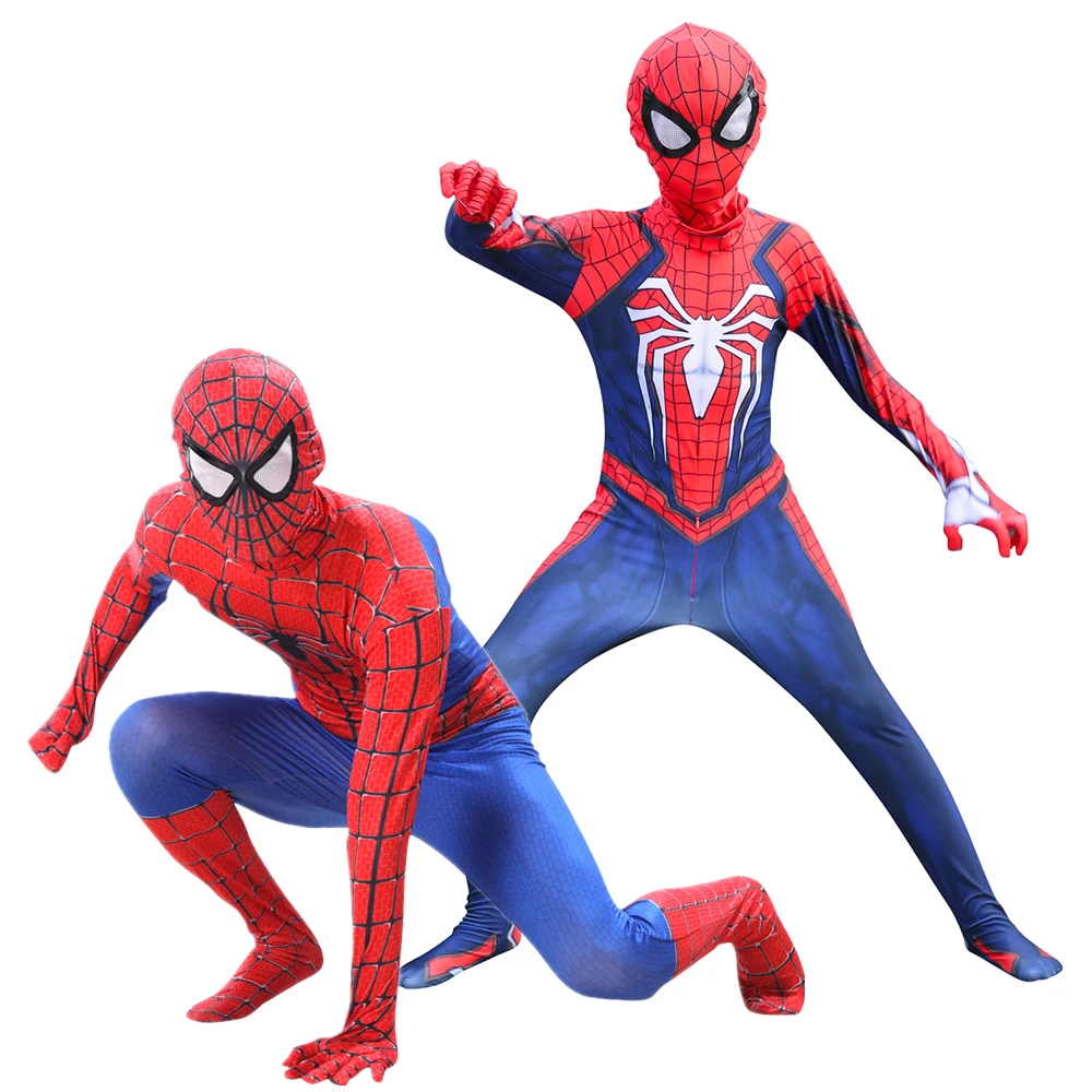 Костюмы для косплея Человек-паук Marvel's Spider Man PS5 боди ролевых игр коллекция