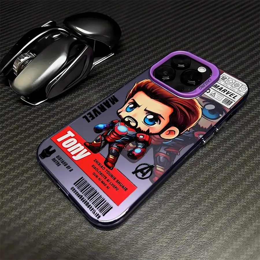 Spider Marvel Ironman for Xiaomi Redmi 12 13C A1 9C 9T 10 A2 Plus A1+ Note 9s 9Pro Phone Case Cover