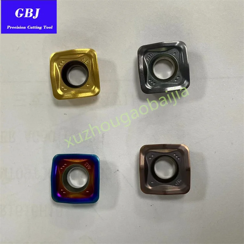 

GBJ-CNC LOGU030310ER-GM CNC Carbide milling Stainless steel milling Fast feed face milling insertion LOGU0303 For MFH03R tool