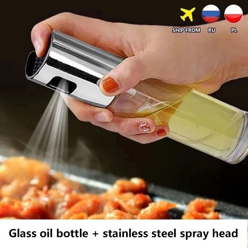 

Oil Spray Bottle Sprayer Aceite Bbq Aceitera Kitchen Accessories Utensils Tools Gadget Sets Cooking Barbacoa Olive Glass Huille