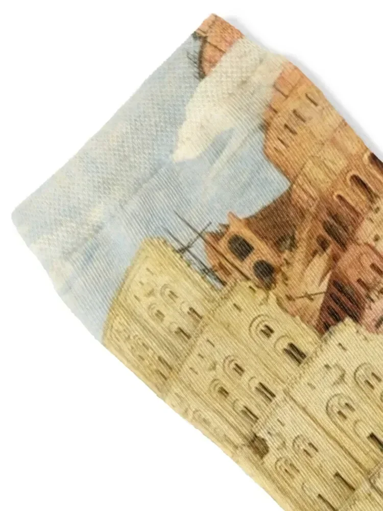 (Великая) Башня Babel. Питер Брюгеля Старший. Носки Спортивные рождественские