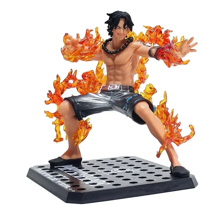 Фото Аниме-фигурки One Piece: Луффи, Монки Ророноа Эйс, Винсмоук Санджи — коллекционные модели из ПВХ, игрушки-трюкачи, украшения, подарки №5