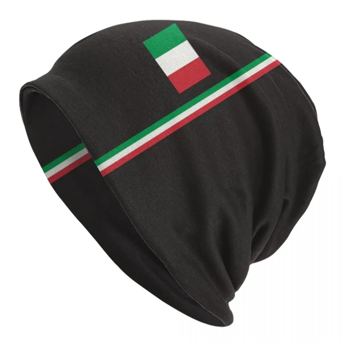 

Шляпа с итальянским флагом, крутые вязаные шапки для женщин и мужчин, теплые зимние итальянские патриотические шапочки, облегающие шапки