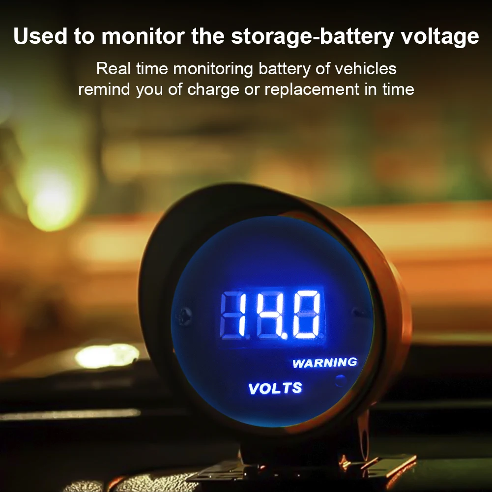 Цифровой Автомобильный Манометр Масла 0-150 Фунтов На Квадратный Дюйм 2 Дюйма 52 Мм