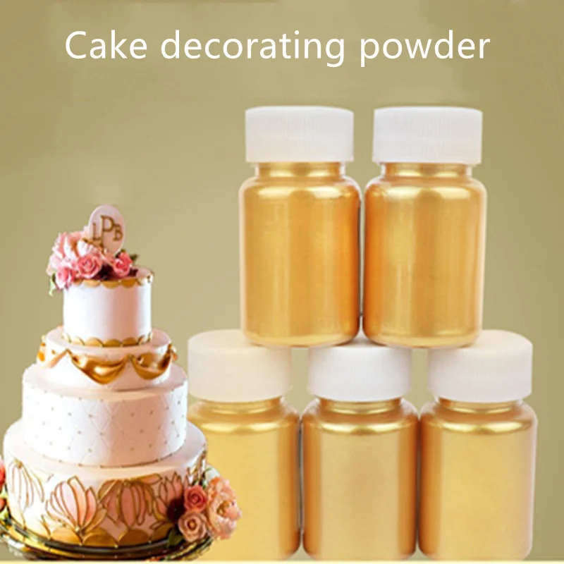 

Edible Dyeing Powder Glitter Cake Decor Powder Mousse Cake Macaron Chocolate Flash Pearl Powder Gold Powder Baking Color Dust