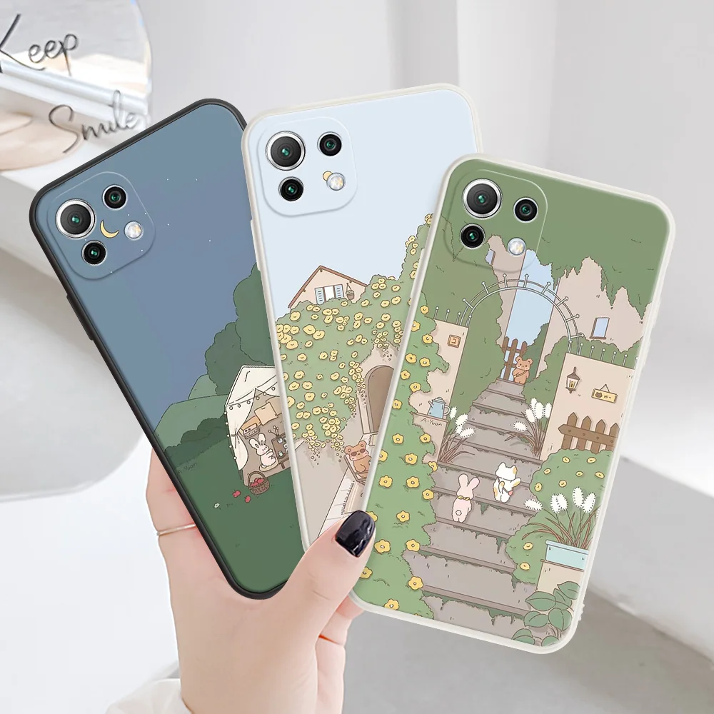

Phone Case For Xiaomi Poco X3 Pro NFC GT F3 M3 M4 X2 M2 Pro C3 Cover For Redmi K50 K40 K20 Pro K30 K30S K30i Animal Painted Case