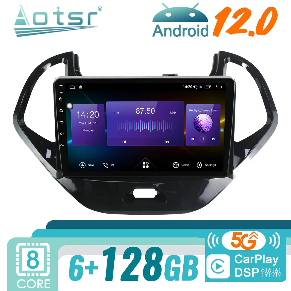 

For Ford FIGO 2015 - 2019 Android Car Radio GPS Navigation Multimedia Player Stereo 2 Din Autoradio Head Unit Screen