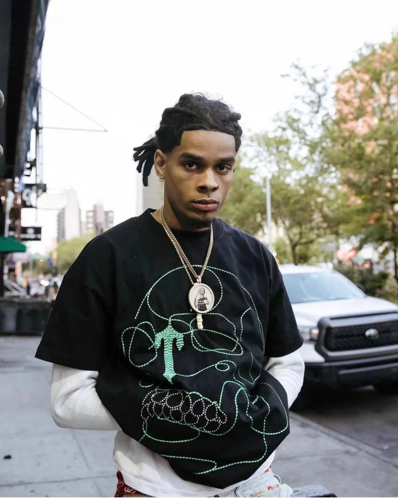 23SS Vintahe футболка с вышивкой черепа для мужчин и женщин европейские размеры 100% хлопок топы футболки винтажная одежда лето Джастин биберский Берк