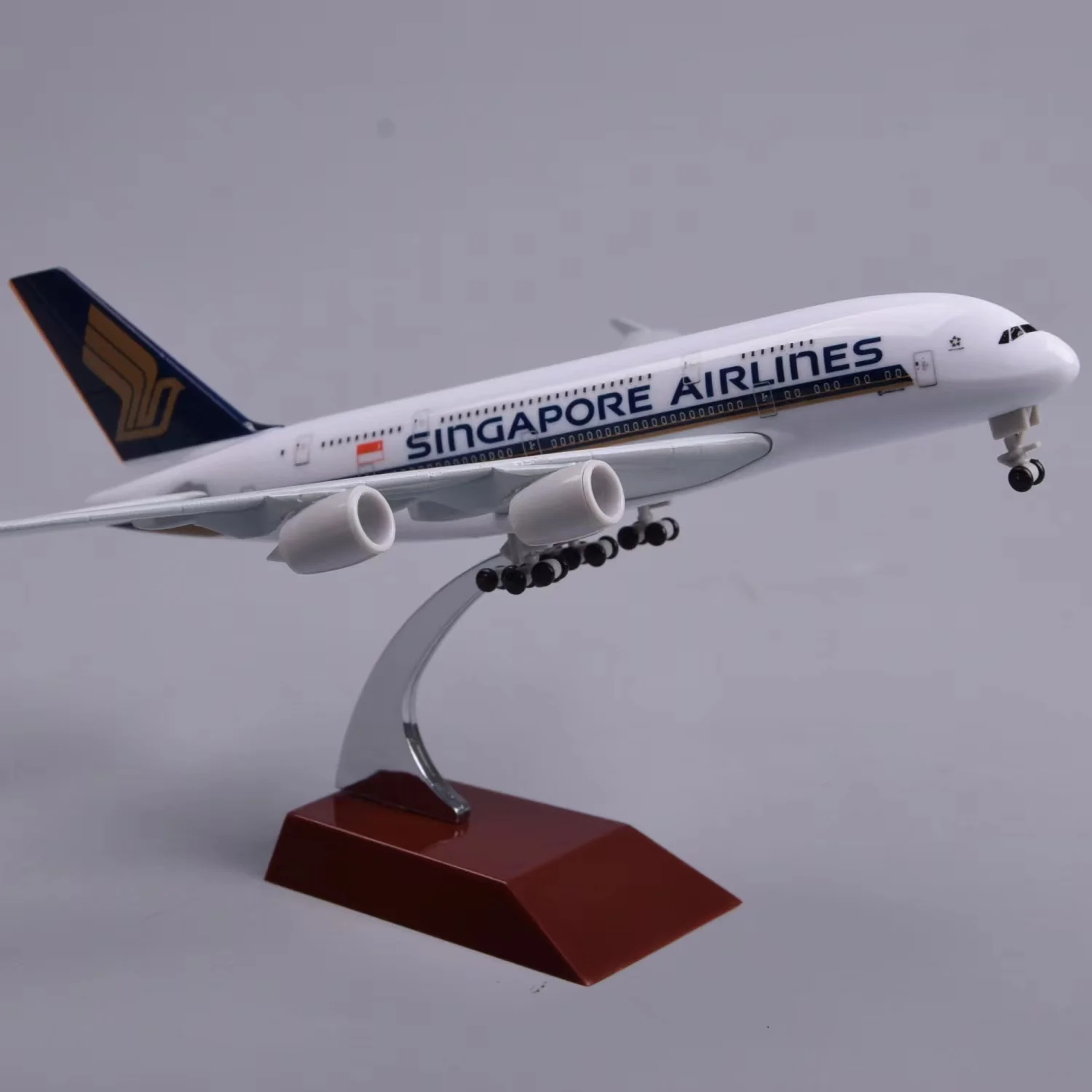 

18*20cm Alloy Metal Model Air Singapore Airlines Airbus A380 Airways Airplane Model Plane Model Diecast Aircraft w Wheels Toys