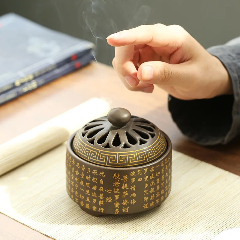 

Decoration Home Decor Incense Stand Candle Holder Buddha Aromatherapy Censer Lotus Zen Garden Incense Burners With Reflux Rods