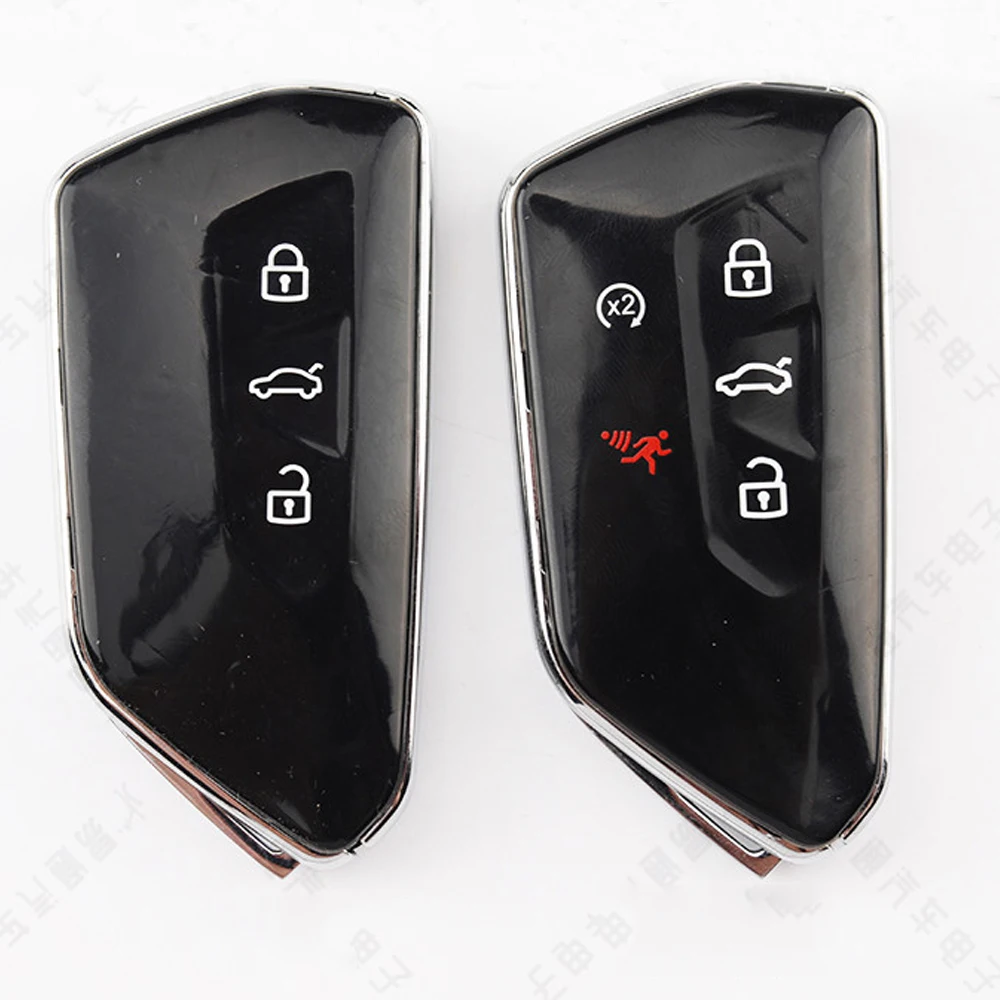 Новинка чехол для ключа дистанционного управления для VW Volkswagen Golf8 CC Magotan MK8 Skoda Octavia без ключа 3/5 кнопочный умный чехол для ключа дистанционного управления