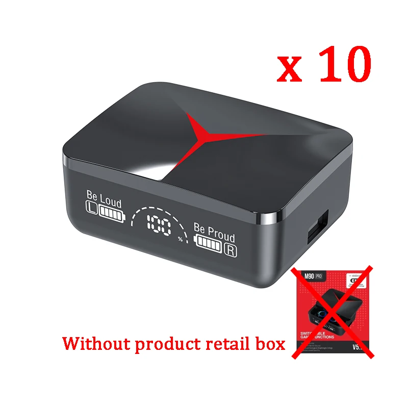 

Bluetooth-наушники M90 Pro, TWS, Hi-Fi, с микрофоном