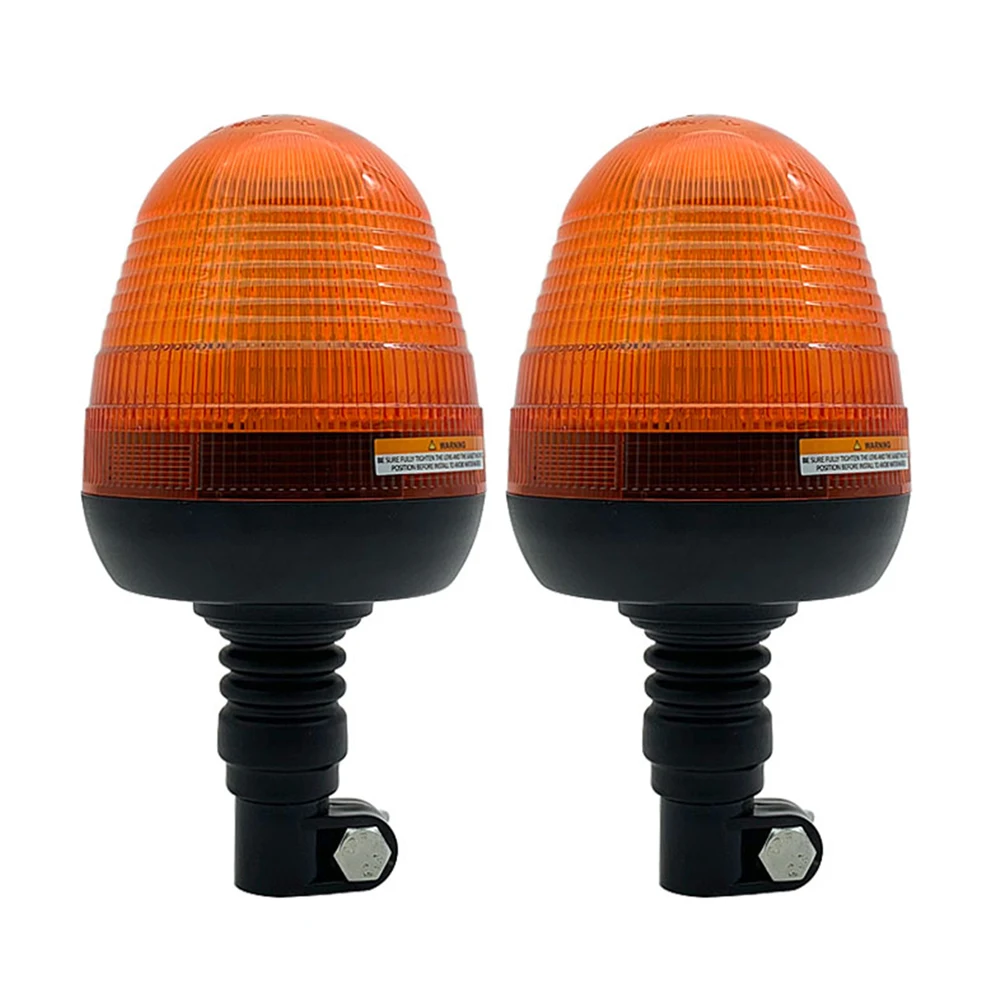 

SMD5730 60LEDs Car Roof Flashing Light Amber Rotating Flashing Beacon Flexible Mount Warning Light Direct Replacement Item