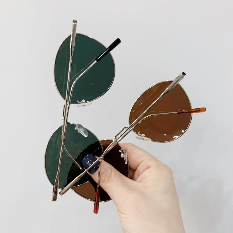 Солнцезащитные очки-бабочки женские винтажные большие солнечные очки в