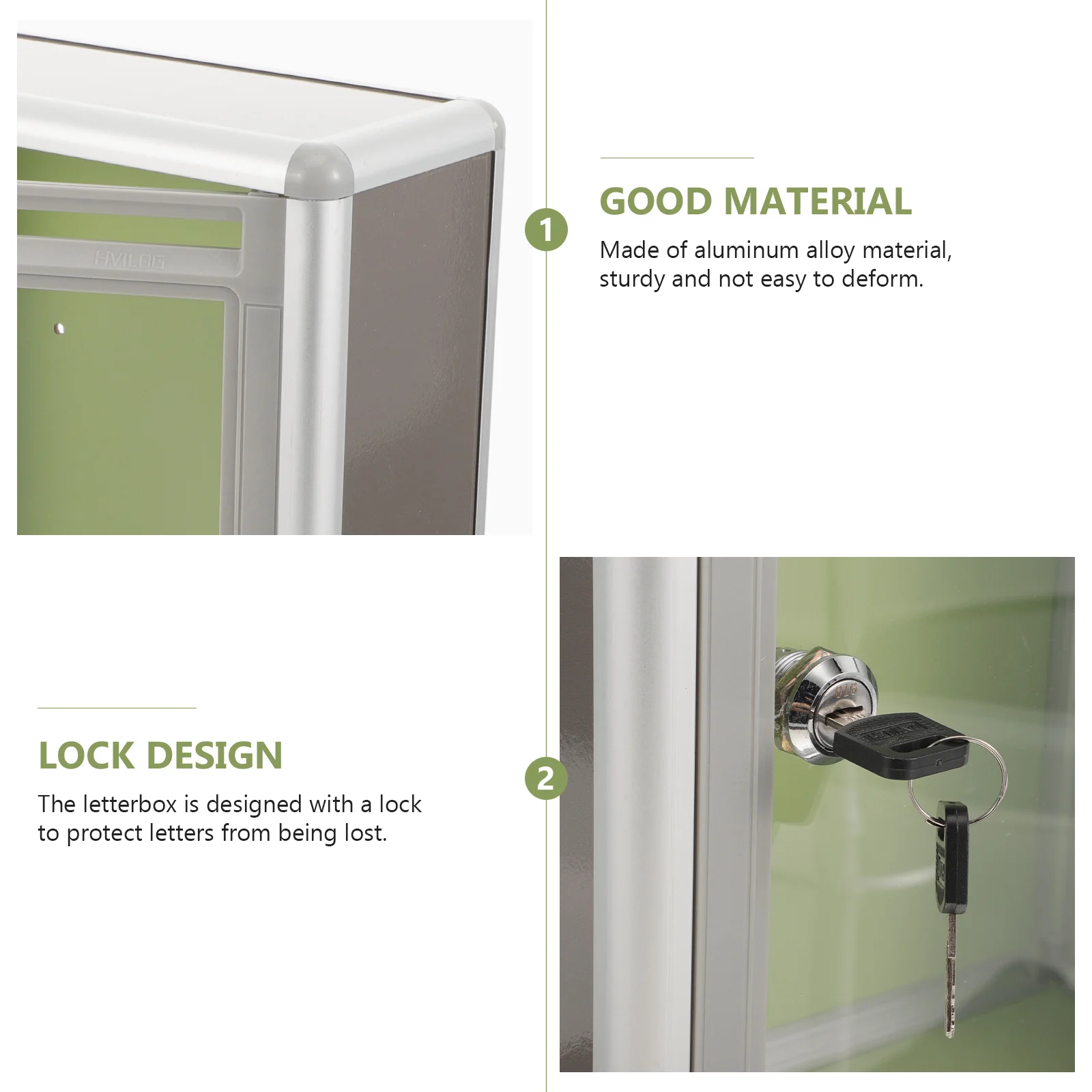 Прозрачный почтовый ящик Официальная настенная подставка для журналов с замком