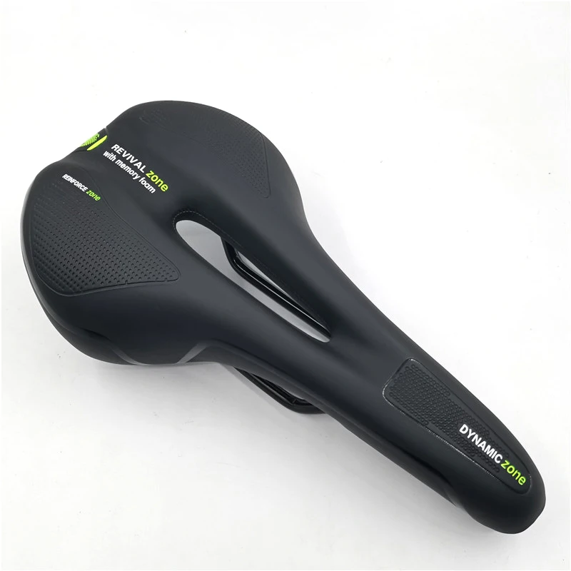 

Mountain Bike Saddle PU Leather Hollow Soft Comfortable Seat Breathable MTB Cushion Bicycle Cycling