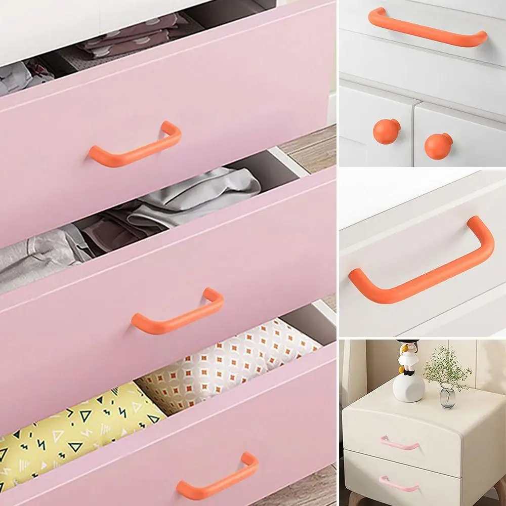Ручка для детской комнаты цветная ручка кухонного шкафа U-образный выдвижной