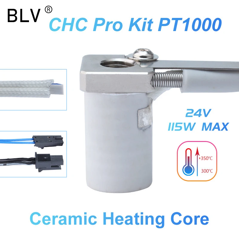 BLV 115W High Power CHC Pro Kit PT1000 ceramic heating core quick heating for ender 3 volcano hotend CR10 mk3s blv loading=lazy