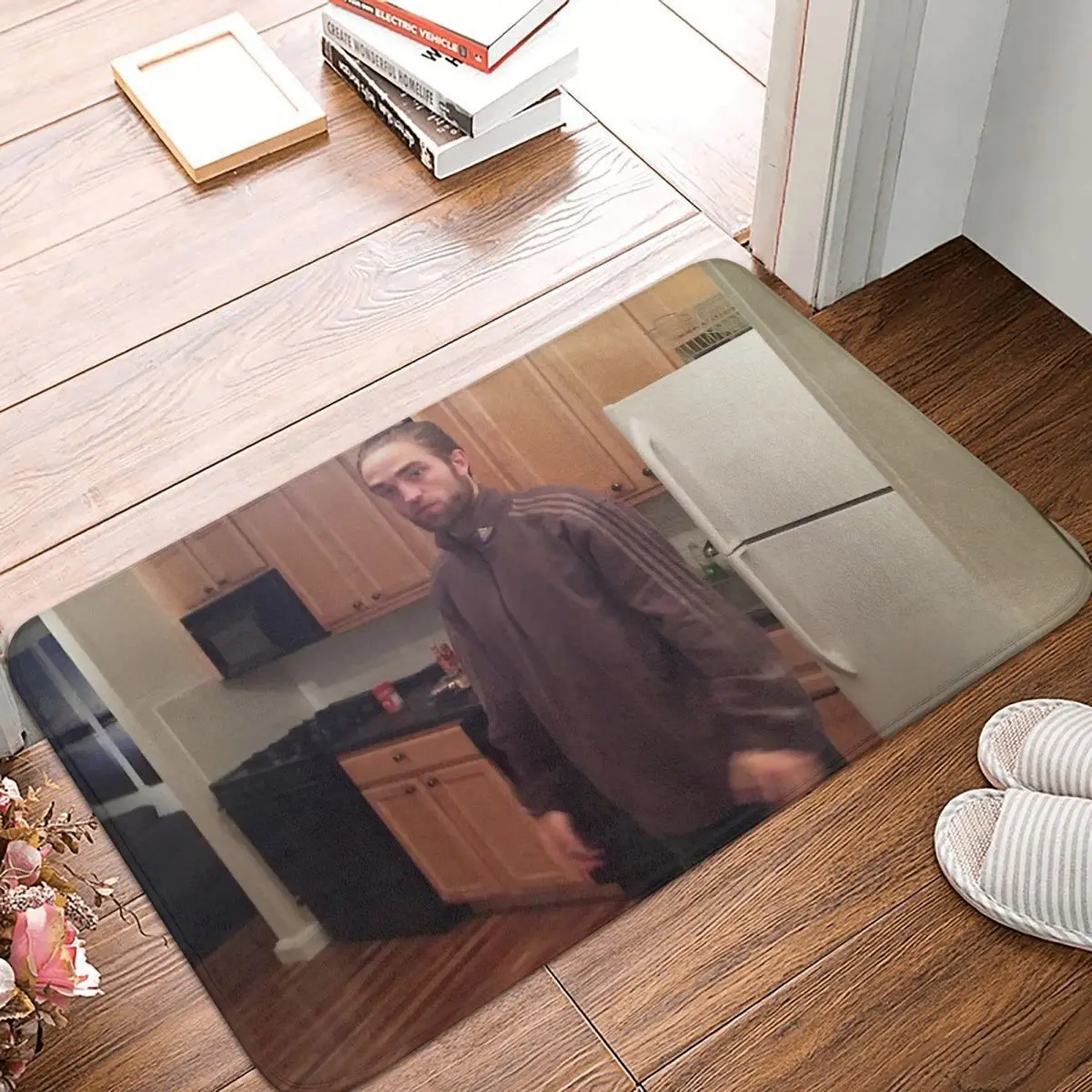 

Нескользящий дверной коврик Meme Роберт Паттинсон спортивный костюм для ванной спальни коврик открытый ковер домашний современный декор