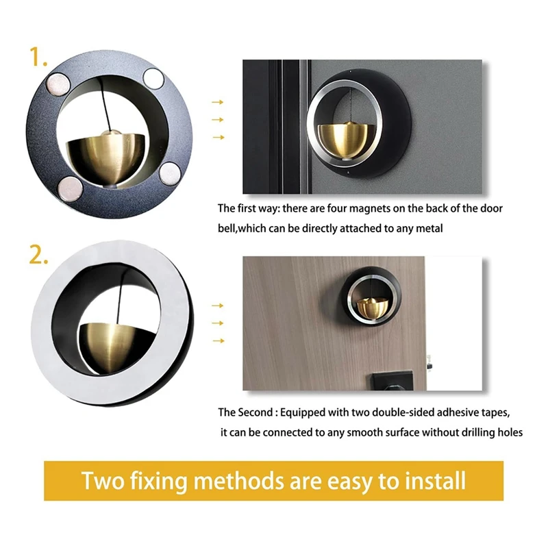 Дверной колокольчик для продавца дверной бизнеса при входе в дверь с магнитным