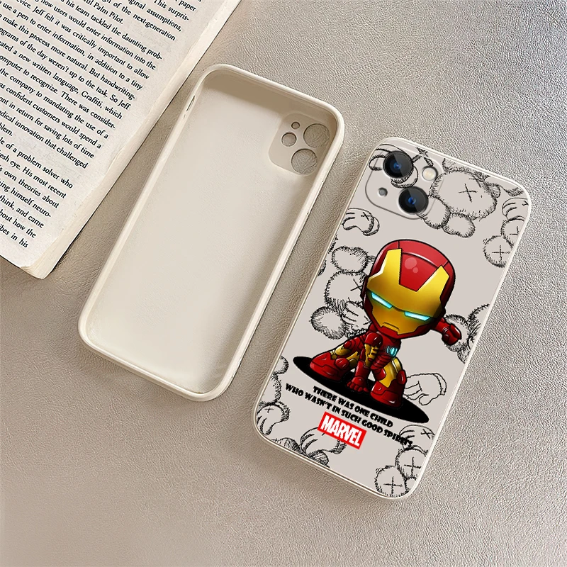 

Phone Case 11 Marvel Avengers White For iPhone 13 12 11 Pro Max 7 8 Plus XR XR XS Max 6 6s SE Cover Back Carcasa Backcase