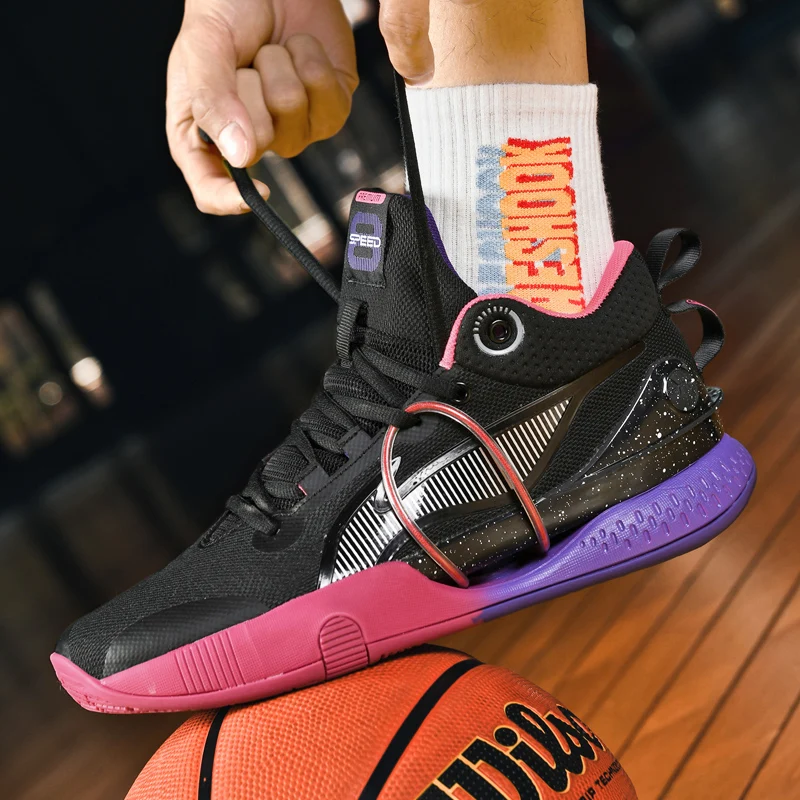 Brand Superstar Basketball Shoes Men Women Professional Bounce Sports Sneakers High quality Black Pink Basket Sneakers Men 2022