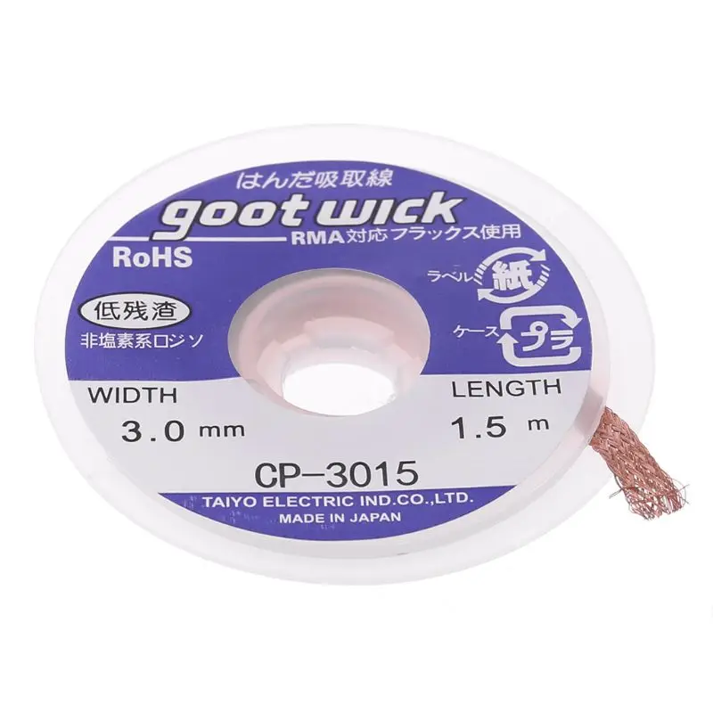

L1EE 5 ft 3mm New esoldering Braid Solder Remover Wick CP-3015