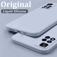 new liquid silicone case for redmi 10a fitted case matte soft phone cover protective bumper