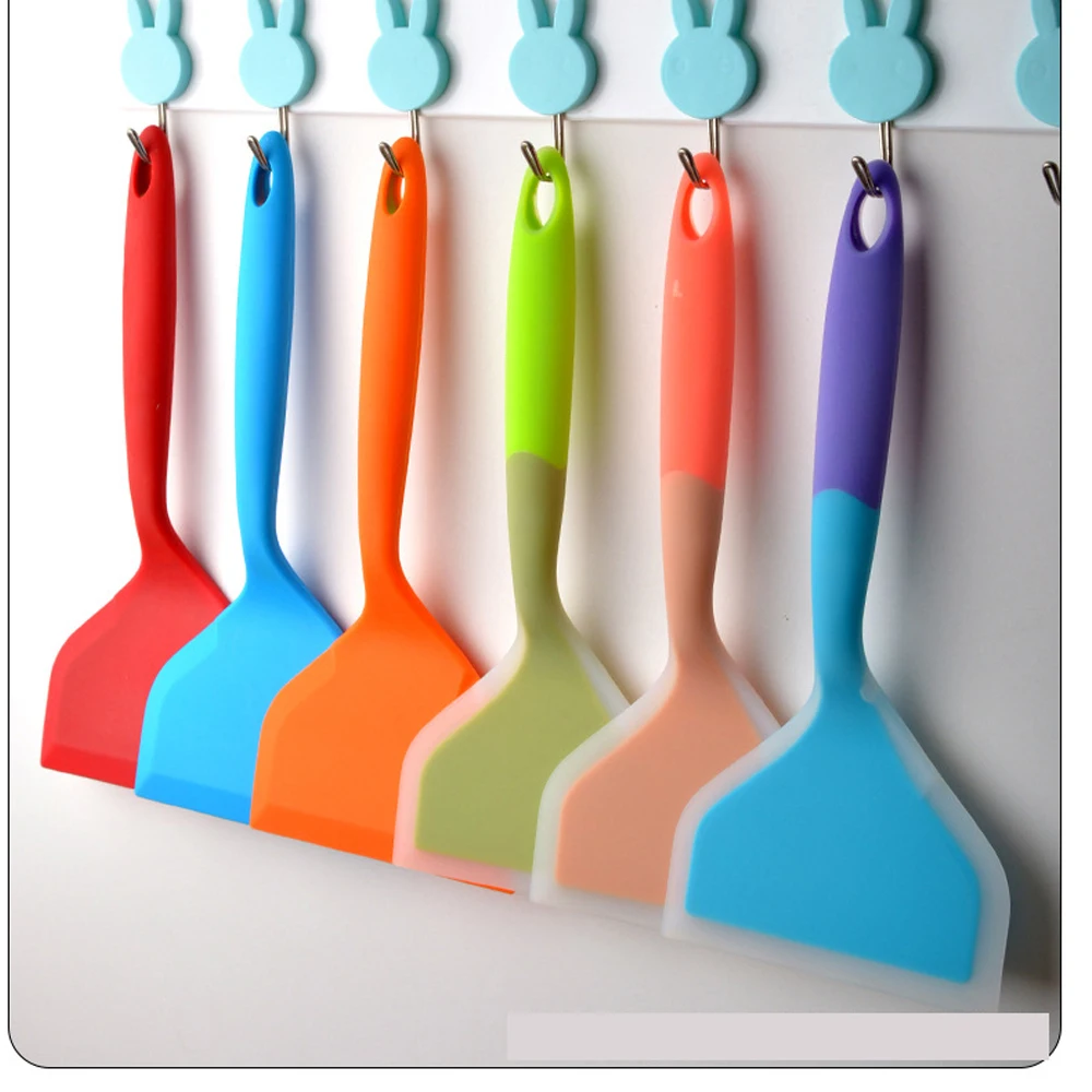 

Silicone Spatula for Cooking Utensils Spatula Beef Meat Egg Non Stick Kitchen Scraper Wide Pizza Cooking Tools Shovel