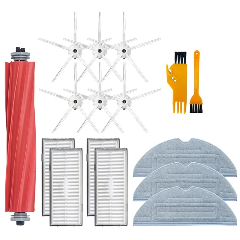 

For Roborock S7 T7S Plus Robot Main Side Brush Hepa Filter Mop Cloth Vacuum Cleaner Spare Parts